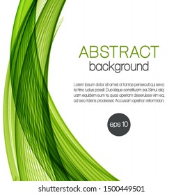 Abstract background with color waves