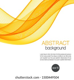 Abstract background with color waves