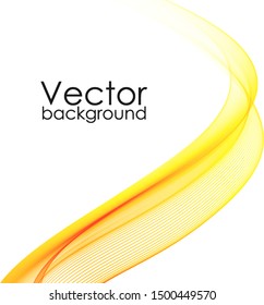 Abstract background with color waves