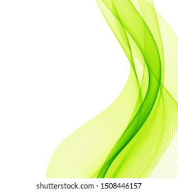 Abstract background with color waves