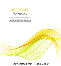 Abstract background with color waves