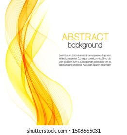 Abstract background with color waves