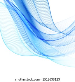 Abstract background with color waves