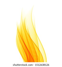 Abstract background with color waves