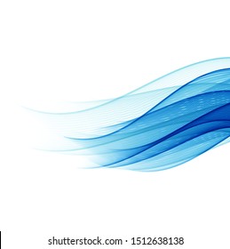 Abstract background with color waves