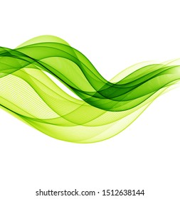 Abstract background with color waves