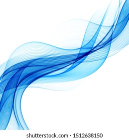 Abstract background with color waves