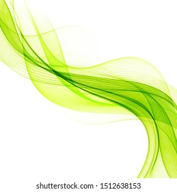 Abstract background with color waves