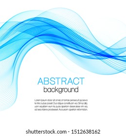 Abstract background with color waves
