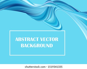 Abstract background with color waves