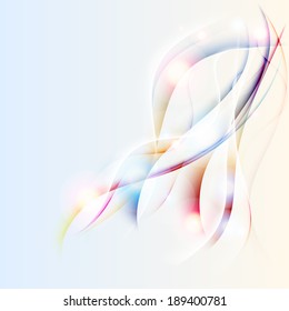 Abstract background with color waves