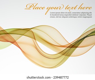 Abstract background with color waves