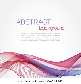 Abstract background with color waves
