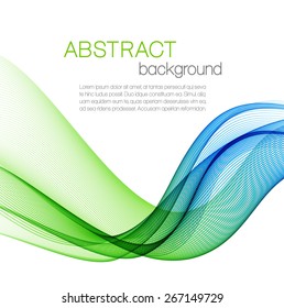 Abstract background with color waves