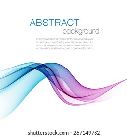 Abstract background with color waves