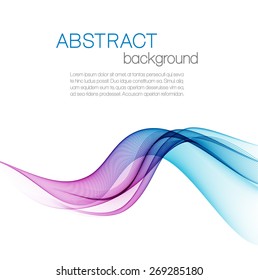 Abstract background with color waves