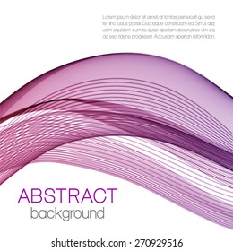 Abstract background with color waves