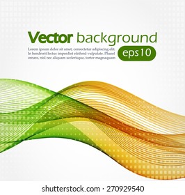 Abstract background with color waves