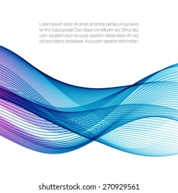 Abstract background with color waves