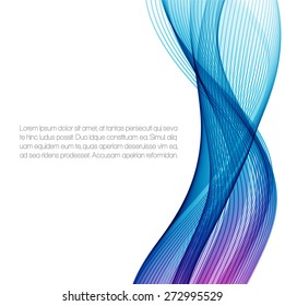 Abstract background with color waves