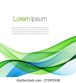 Abstract background with color waves
