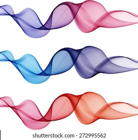 Abstract background with color waves
