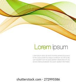 Abstract background with color waves