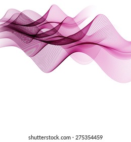 Abstract background with color waves