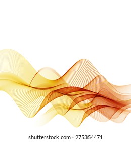 Abstract background with color waves