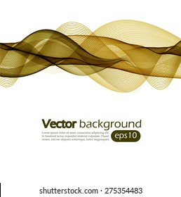 Abstract background with color waves