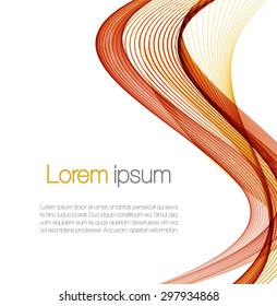 Abstract background with color waves