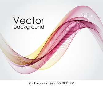 Abstract background with color waves