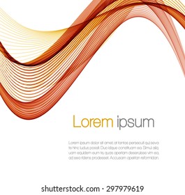 Abstract background with color waves