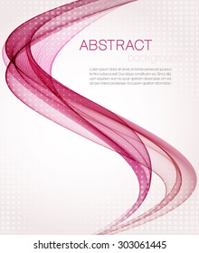 Abstract background with color waves