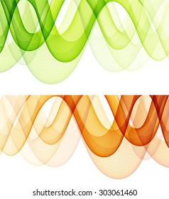 Abstract background with color waves