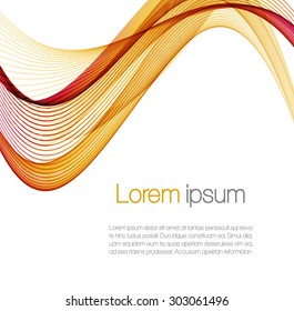 Abstract background with color waves