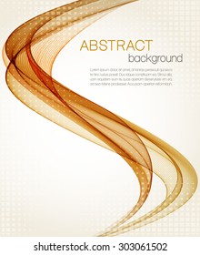 Abstract background with color waves
