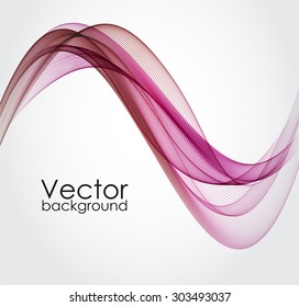 Abstract background with color waves