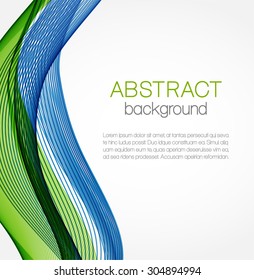 Abstract background with color waves