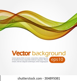 Abstract background with color waves