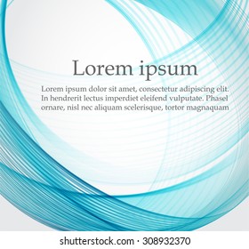 Abstract background with color waves