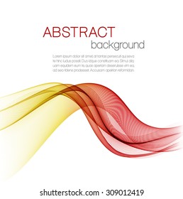 Abstract background with color waves