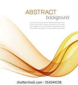 Abstract background with color waves