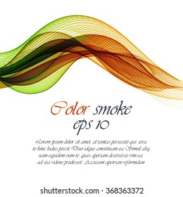 Abstract background with color waves