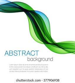Abstract background with color waves