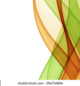 Abstract background with color waves