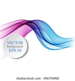 Abstract background with color waves