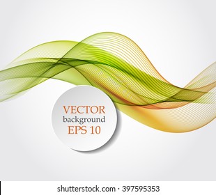 Abstract background with color waves