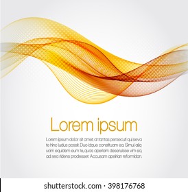 Abstract background with color waves