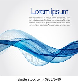 Abstract background with color waves